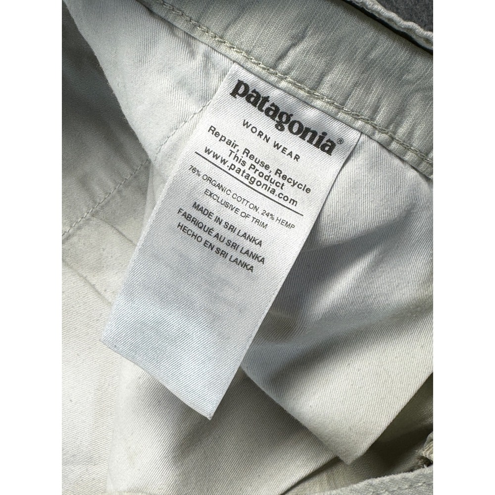 Patagonia Organic Cotton Hemp Shorts Mens 34 Pelican Tan 57756 SP19 6" Inseam - Picture 4 of 10